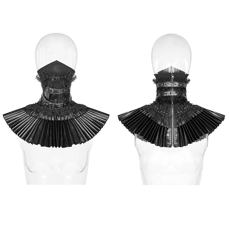 Женская маска для лица в стиле панк рейва Викторианский готический стиль темный