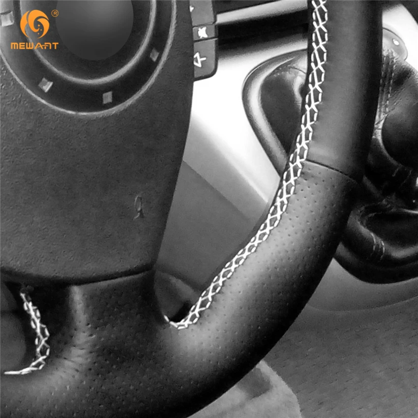 MEWANT черная натуральная кожа бриджи для Renault Megane 2 2003-2008 Kangoo 2008-2012 Scenic 2003-2009 детали |
