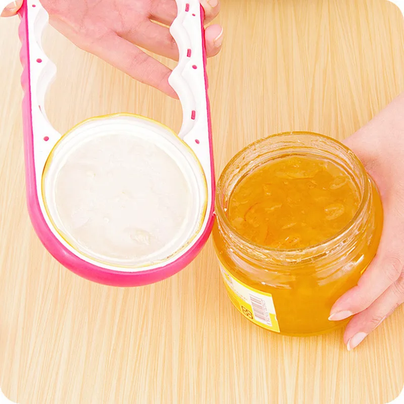 Баночка с крышкой открывашка 4 в 1 удобная винтовая крышка открывалки для банок