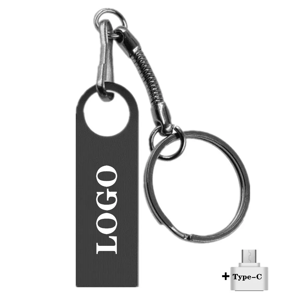 Металлическая ручка накопитель Type C Usb 2 0 Высокое качество флэш 4G 8G 16G 32G флеш 64G
