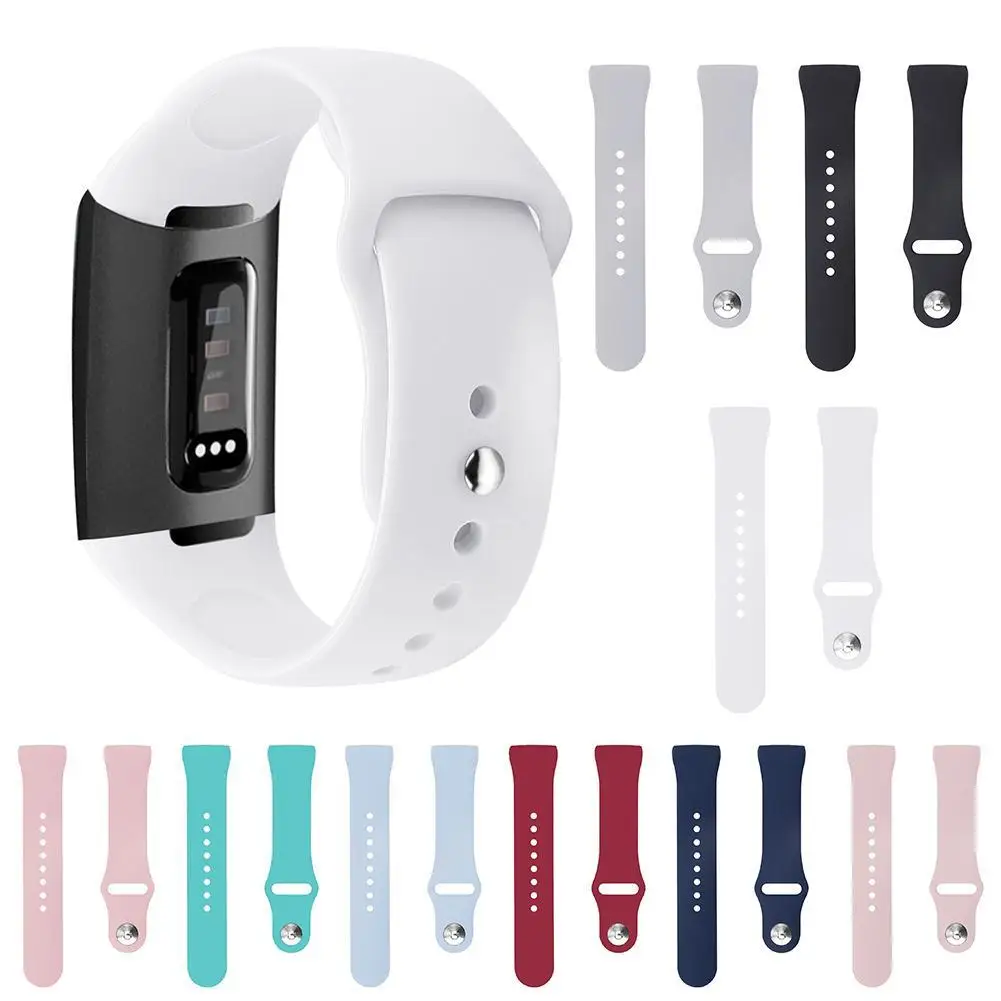 

Ремешок из ТПУ для часов Fitbit Charge 3, сменный Браслет для наручных часов, умные аксессуары для Носимых устройств, чистый цвет