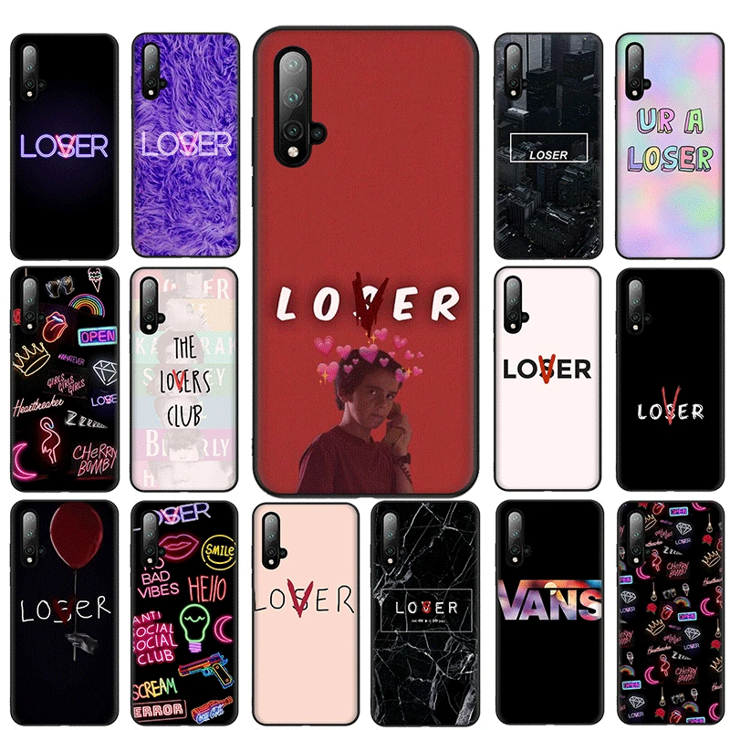 Мобильный телефон Movie It Losers Club Lover черный чехол из ТПУ для Huawei Nova 2i 2 Lite 3 3i 4 5i 4E 5 Pro 5T