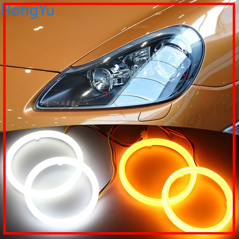 Хлопковый светодиодный переключатель белого янтарного цвета с ангельским