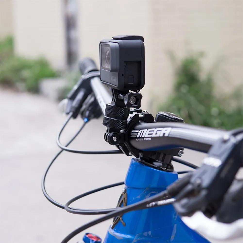 

360° Rotatio Multi-angle Bicycle Handlebar Mount For Camera Holder Mountain Bike Equipment Cycling Handle Bar Video Capture Accs