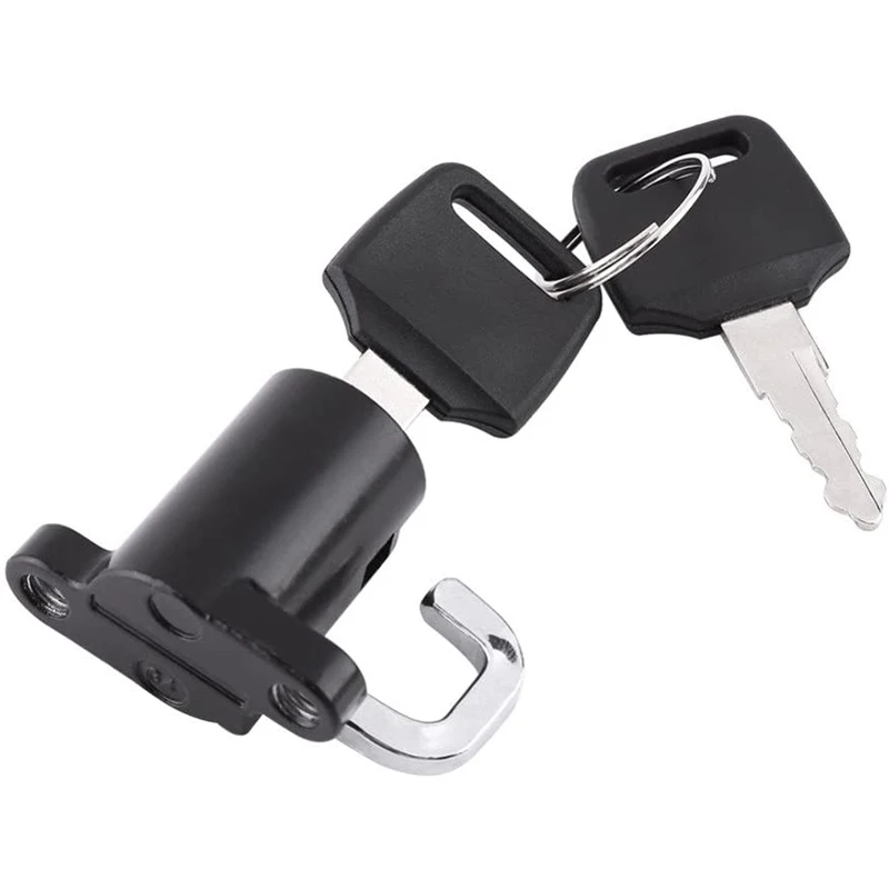 

Motorcycle Helmet Lock, Helmet Anti-Theft Lock, Hook Helmet Fixing Buckle, with Two Keys, Motorcycle Accessories