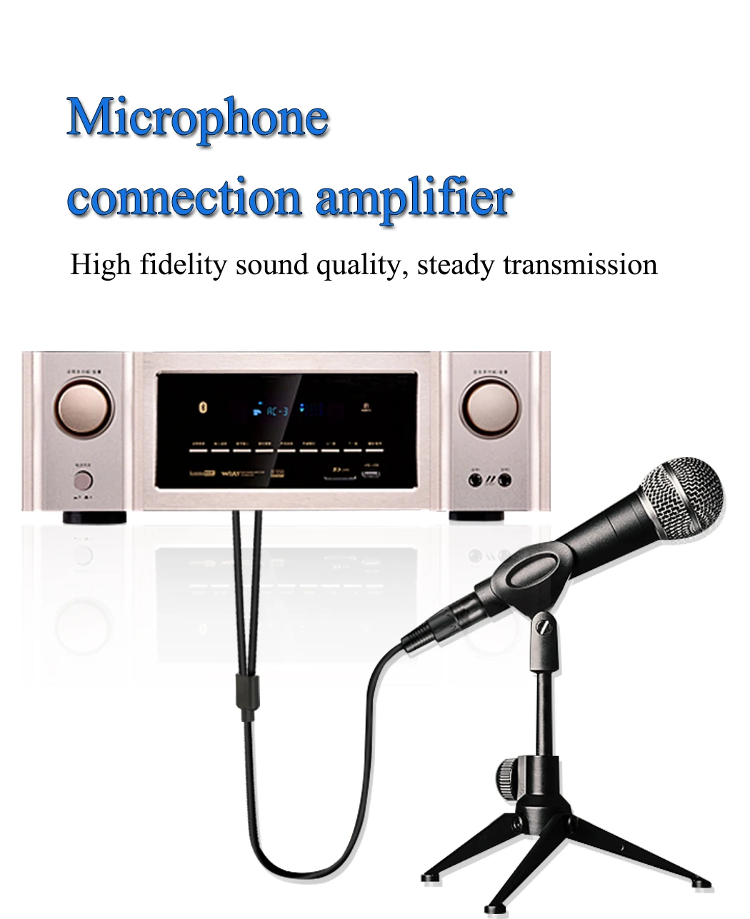 JORINDO 0.5M-1.64FT XLR 5-hole to 3-hole audio cable female 2 Microphone amplifier | Электроника