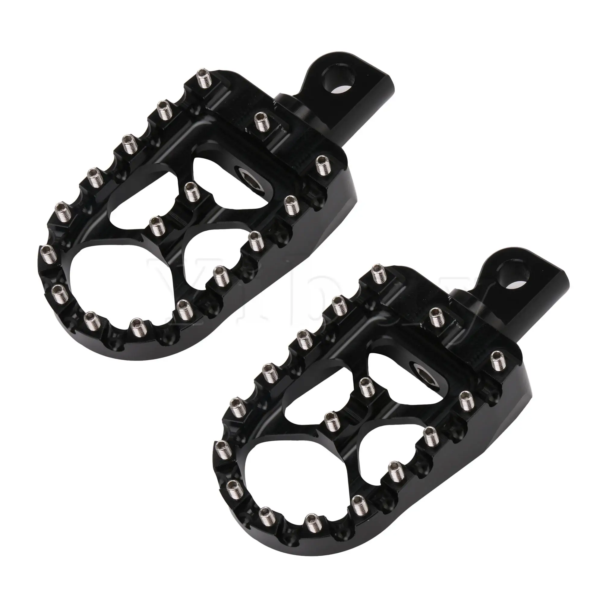 

2 x Metal Motorcycle Rotatable Wide Foot Pegs 360 Degree 120x57.5x24mm