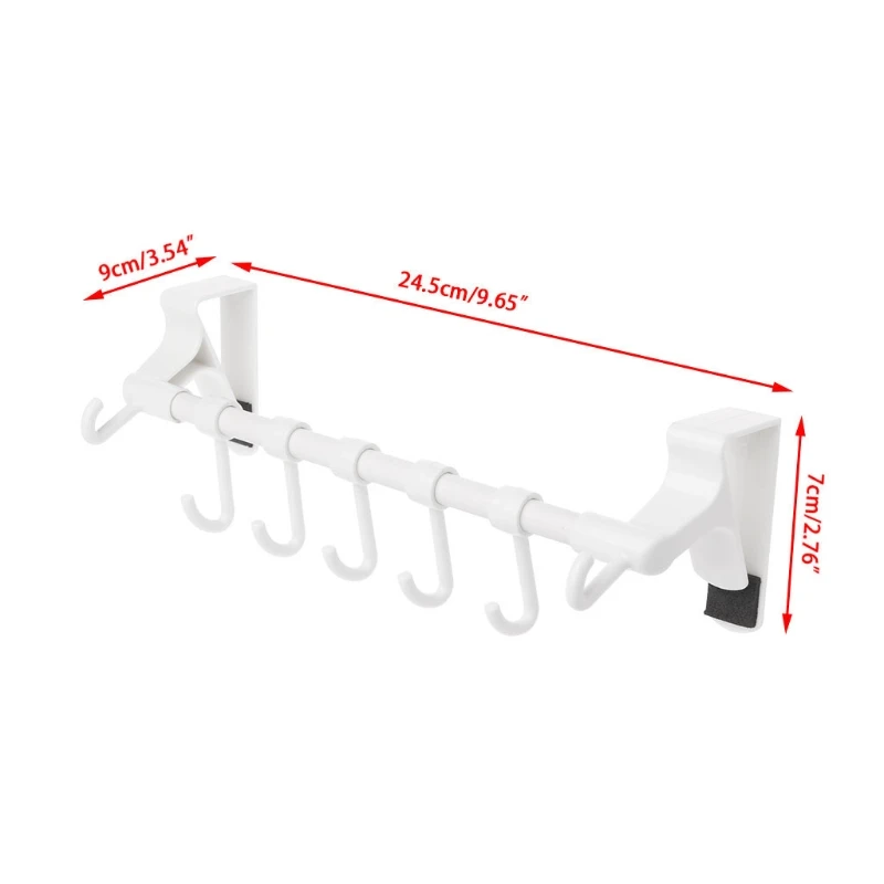 

Kitchen Paper Roll Towel Organizer Hanging Door Hook Rack Holder Bathroom Shelf