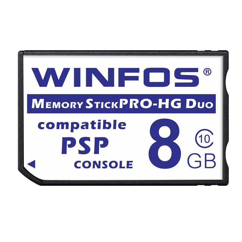Winfos для psp аксессуары 8 ГБ 16 ГБ 32 ГБ MS Pro Duo карта памяти полная реальная емкость