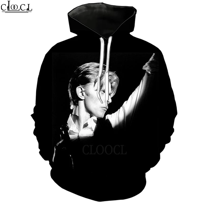 

CLOOCL Rock Popular Singer David Bowie 3D Print Men Women Casual Harajuku Fashion Tracksuit Hot Selling Tops Drop Shipping