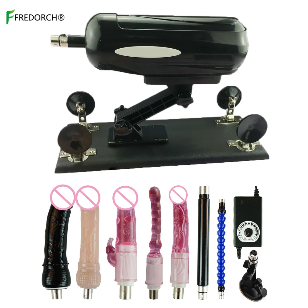 FREDORCH Female Vibrator Automatic Thrusting Retractable Massage Tool with 7 Dildo Adult Sex Machine for Men and Women | Красота и