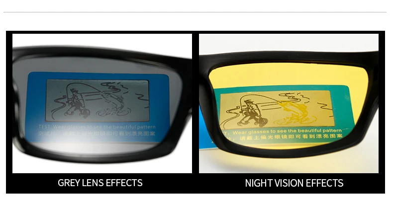 

WarBLade New Polarized Sunglasses Men's Yellow Lens Protection Night Vision Driving Sun Glasses Male Goggles Eyewear For Driver