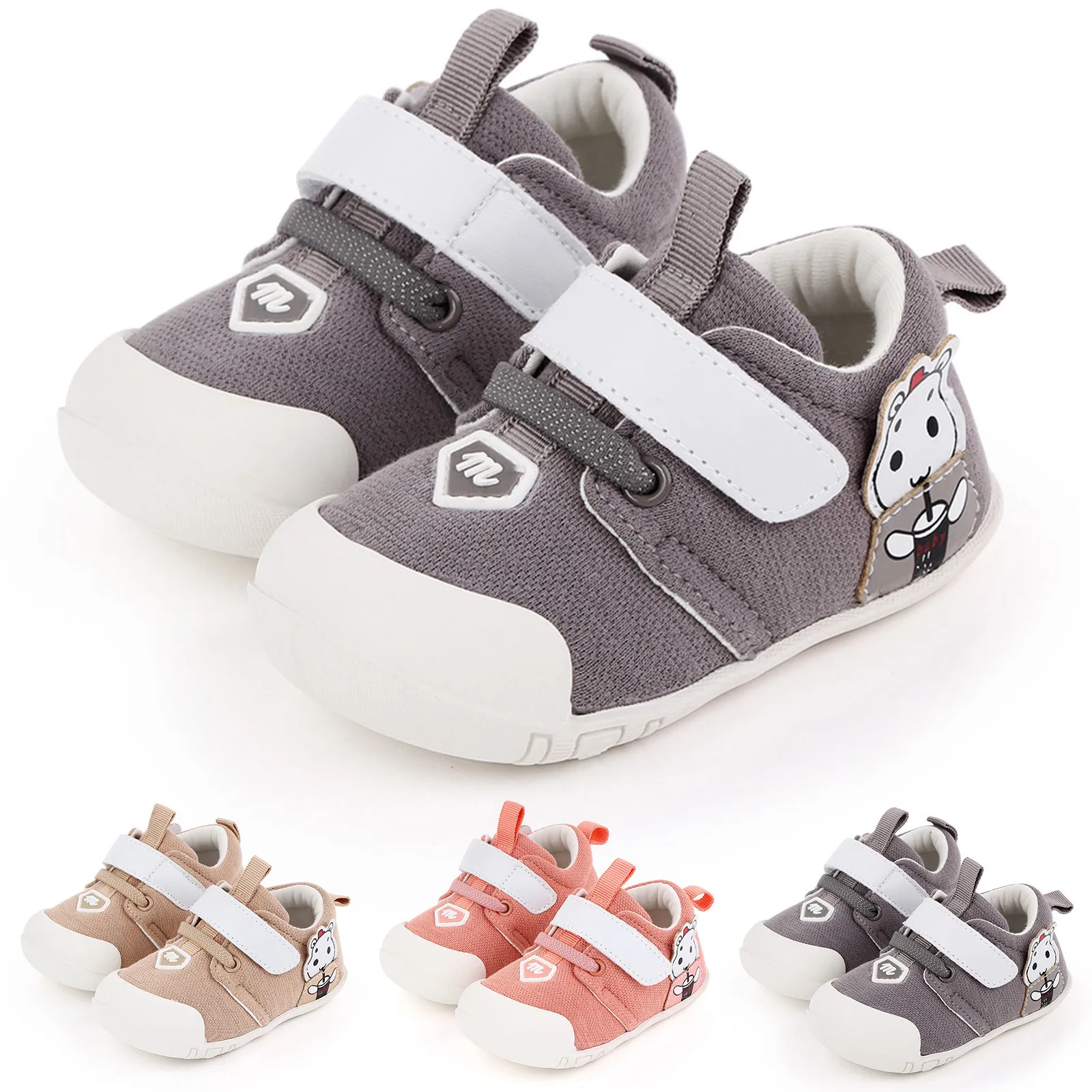 

Autumn Infant Toddler Shoes Girls Boys Casual Canvas Shoes Soft Bottom Comfortable Non-slip Kid Baby First Walkers Shoes 3M-3Y