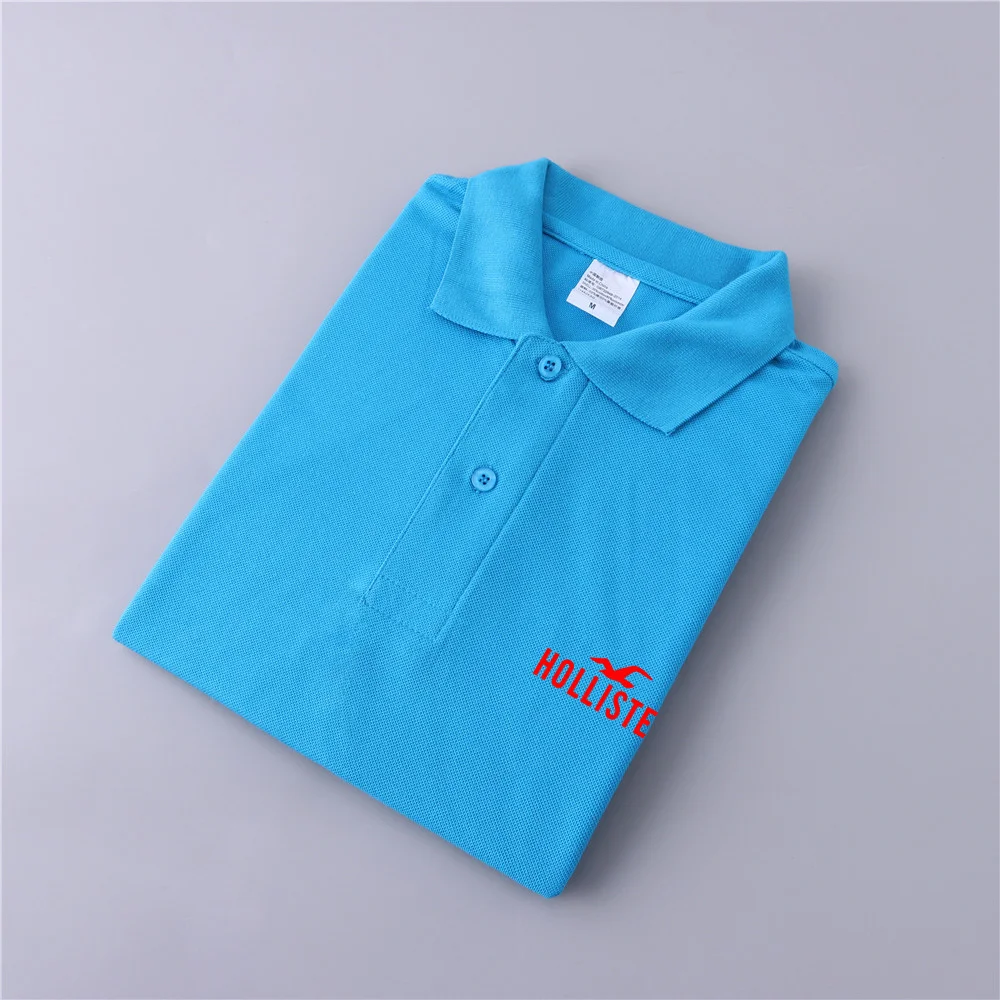 

Top Quality 2021 Mens New Solid Color Polos Shirts 100% Cotton Short Sleeve Casual Polos Hommes Fashion Summer Lapel Male Tops