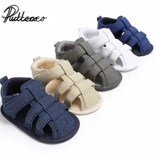 2019 Brand New Toddler Infant Newborn Kids Baby Boys Canvas Soft Sole Crib Sneakers Sandals Shoes Fa