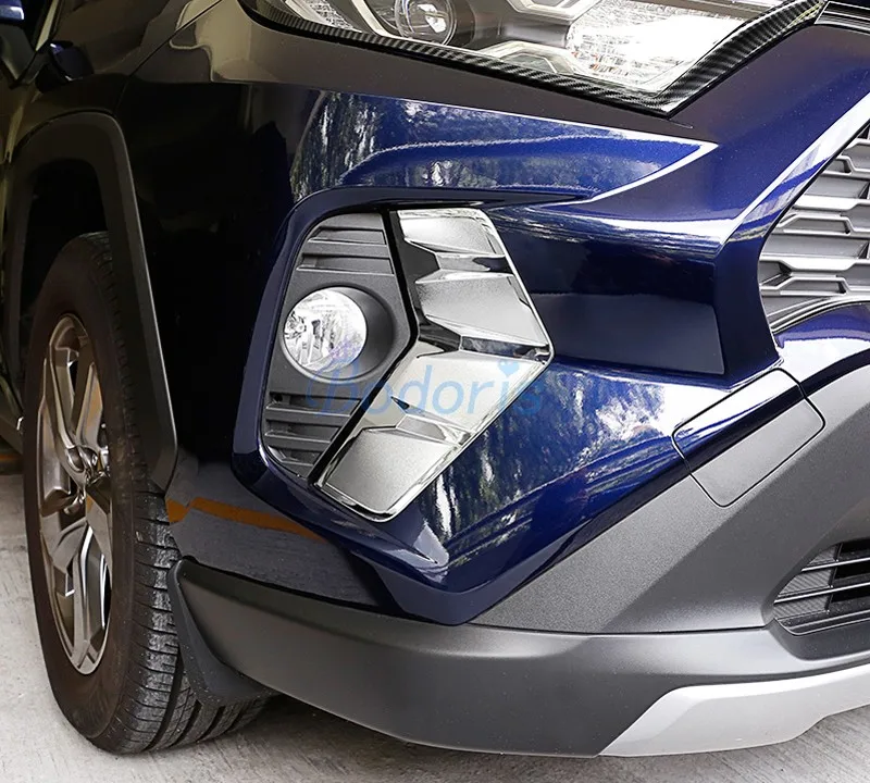 Передняя противотуманная фара для Toyota RAV4 XA50 2019 2020 обшивка фар хромированная