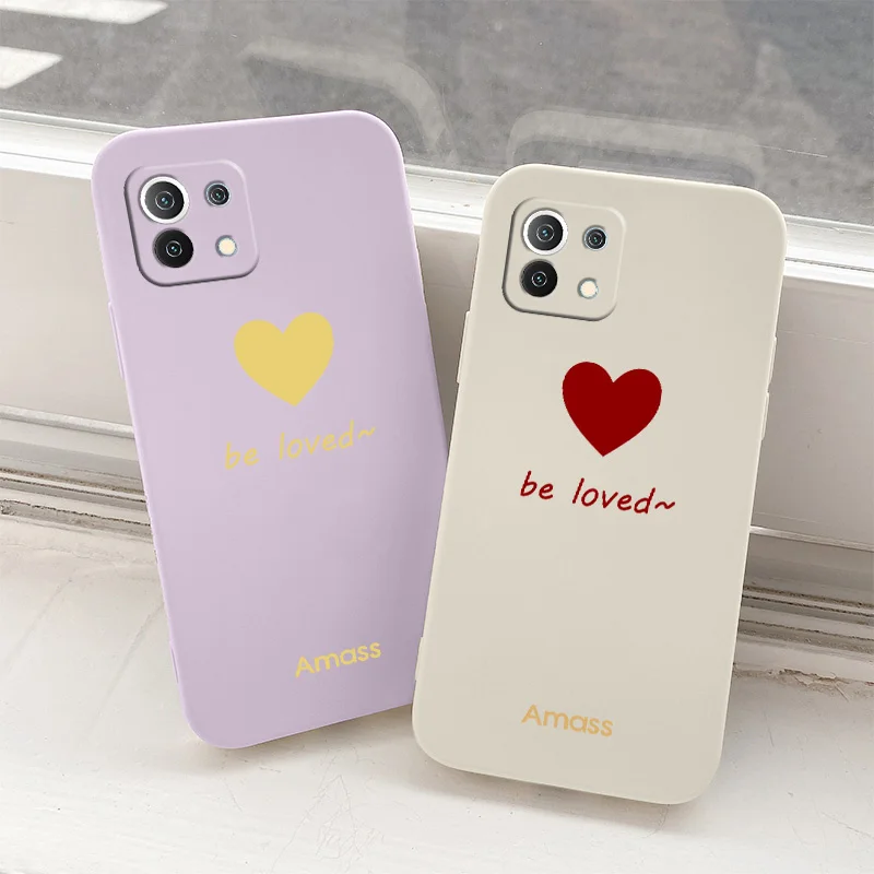

Yellow Love Case For Xiaomi Mi 11 lite Ultra 11i 11T 10T 9T Pro Lite 10 10S 9 8 lite Pro Poco F2 X2 F3 Pro Phone Back Cover