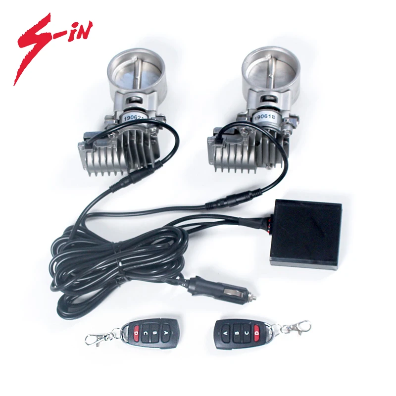 Клапан выхлопа S304 комплект двойных клапанов электрический клапан глушителя из