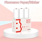 Самоклеящиеся термобумажные наклейки Phomemo, бумажные этикетки для принтера Phomemo M110M02M02SM02Pro, фотобумага для iphone