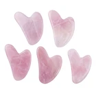 Массажная пластина для лица Gua Sha, инструмент для украшения кожи, спа-массаж, пчелиный воск, для шеи и спины