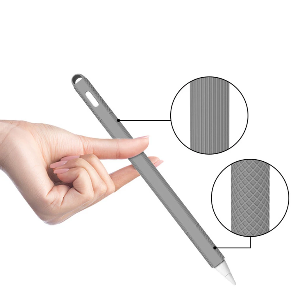 Protective Cover Holder Accessories Shockproof Silicone Case Grips Anti Slip Portable Cap Dust Pouch For Apple Pencil 2 |