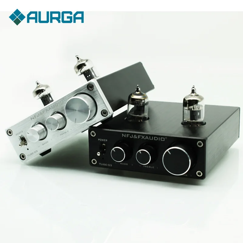 FX-Audio TUBE-03 HIFI Treble Bass Buffer Tube Preamplifier Digital Audio Converter Stereo Amplifier& DAC Headphone Amplifier