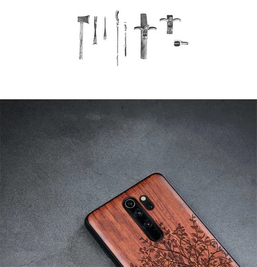 Новинка, чехол для redmi note 8 pro, тонкая деревянная задняя крышка, ТПУ чехол-бампер для Xiaomi redmi note 8, Xiomi redmi note 8 Pro, чехол для телефона s