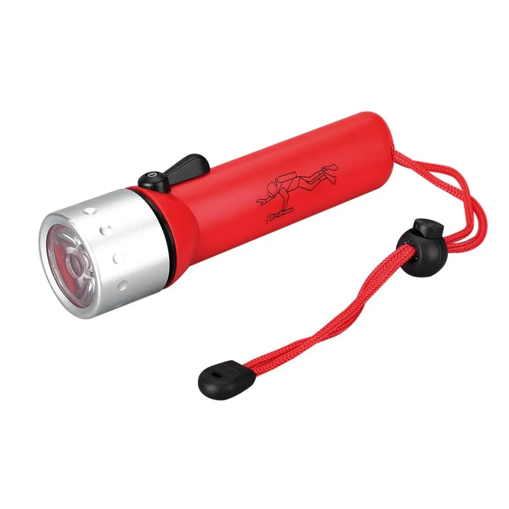 

Multi-color Outdoor waterproof underwater sealed insulated flashlight 3W 200M range Lamp self-defense flashlight Can dive