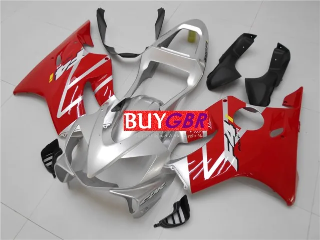 Обтекатели для мотоцикла серебристо-красный обтекатель Honda CBR600RR F4i 2001 2002 01 02 03