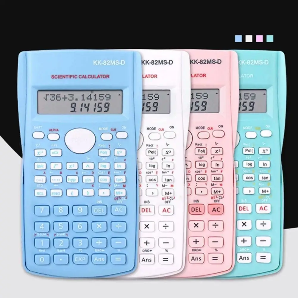

Scientific Calculator School Business Study Accessoires Textbook College Supplies 240 Functions Mathematics Calculator Calc O4t0