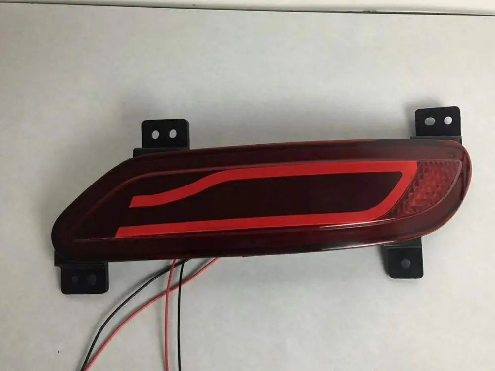 

eOsuns LED warning light + brake light + turn signal rear bumper light driving reflector for chevrolet captiva 2015-19