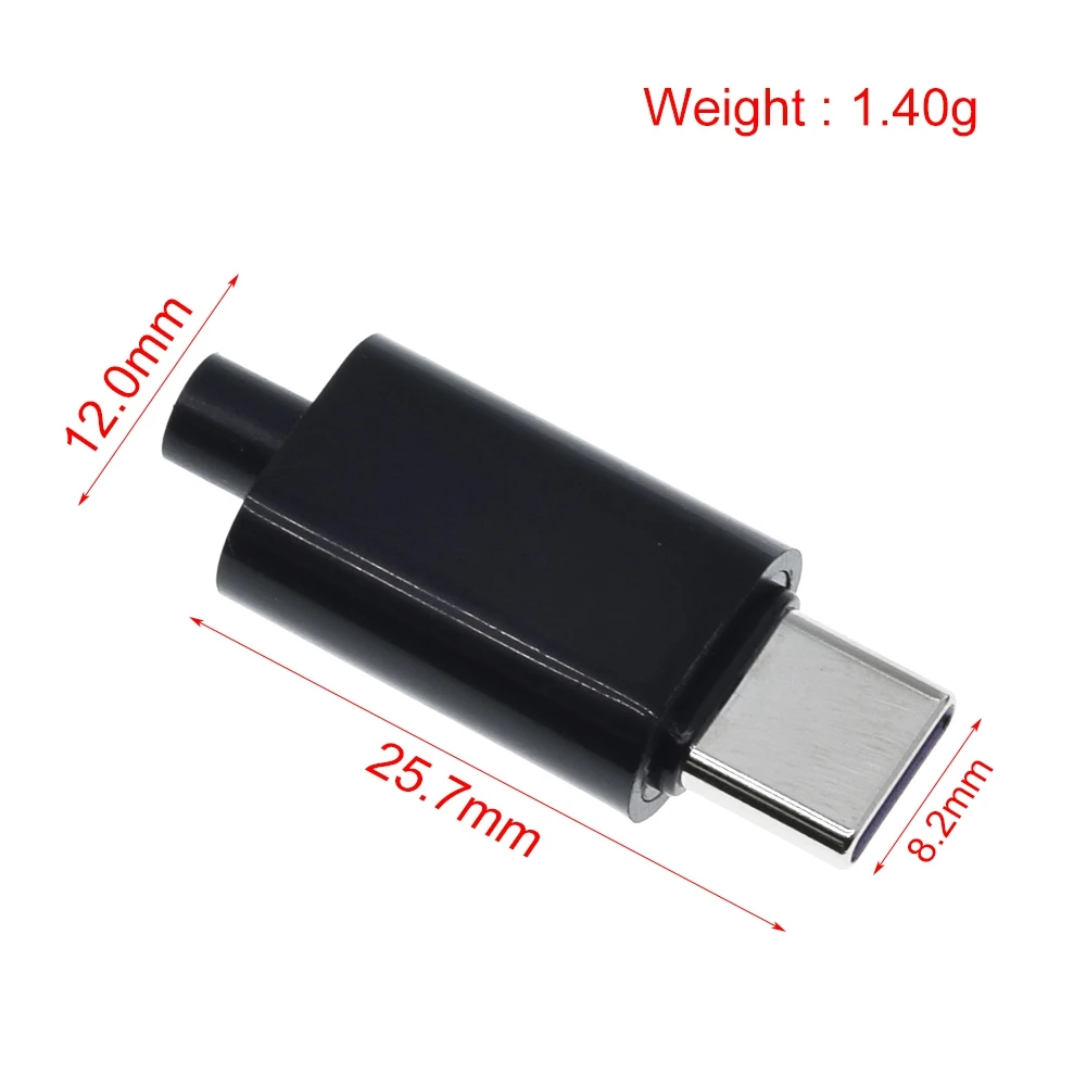 65 Вт 5A PD Быстрая зарядка Type-C USB разъем папа сварка с 5Pin PCB + Type A DIY OTG кабель для