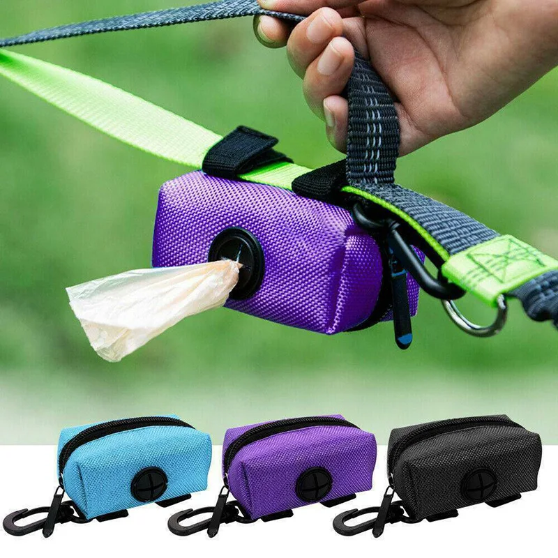 

Pet Dog Poops Waste Bag Dispenser Poo Holder Portable Accessories for Walking Travel VGE