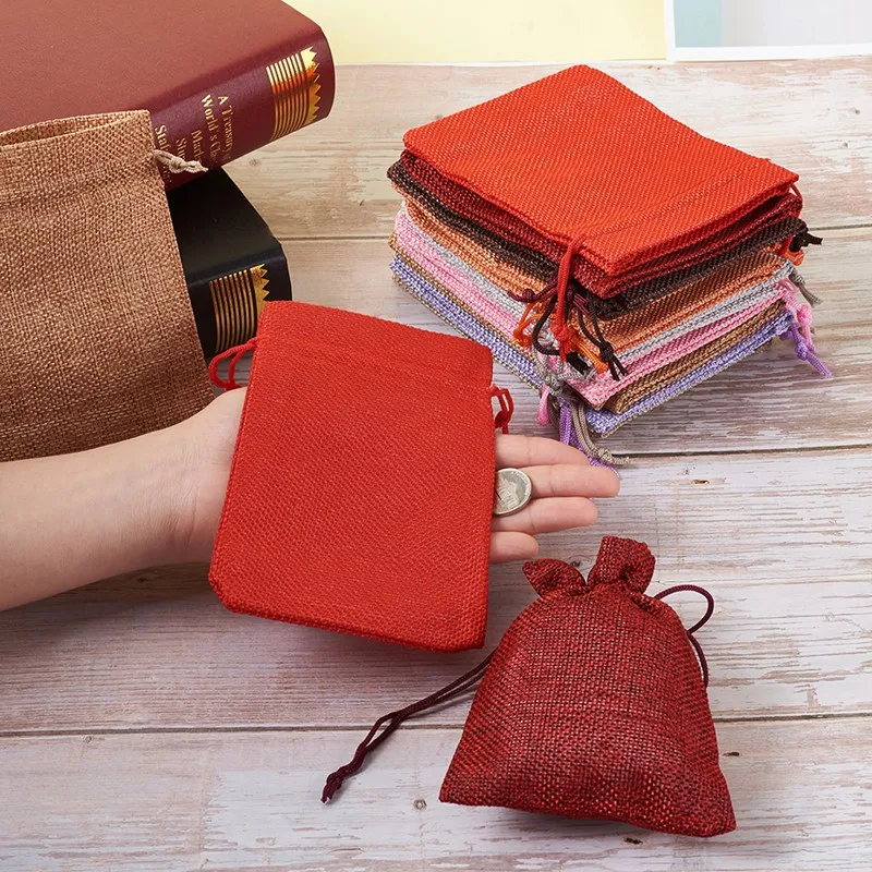 Мешочки на шнурке для упаковки ювелирных изделий мешочки смешанных цветов 30 шт. 14