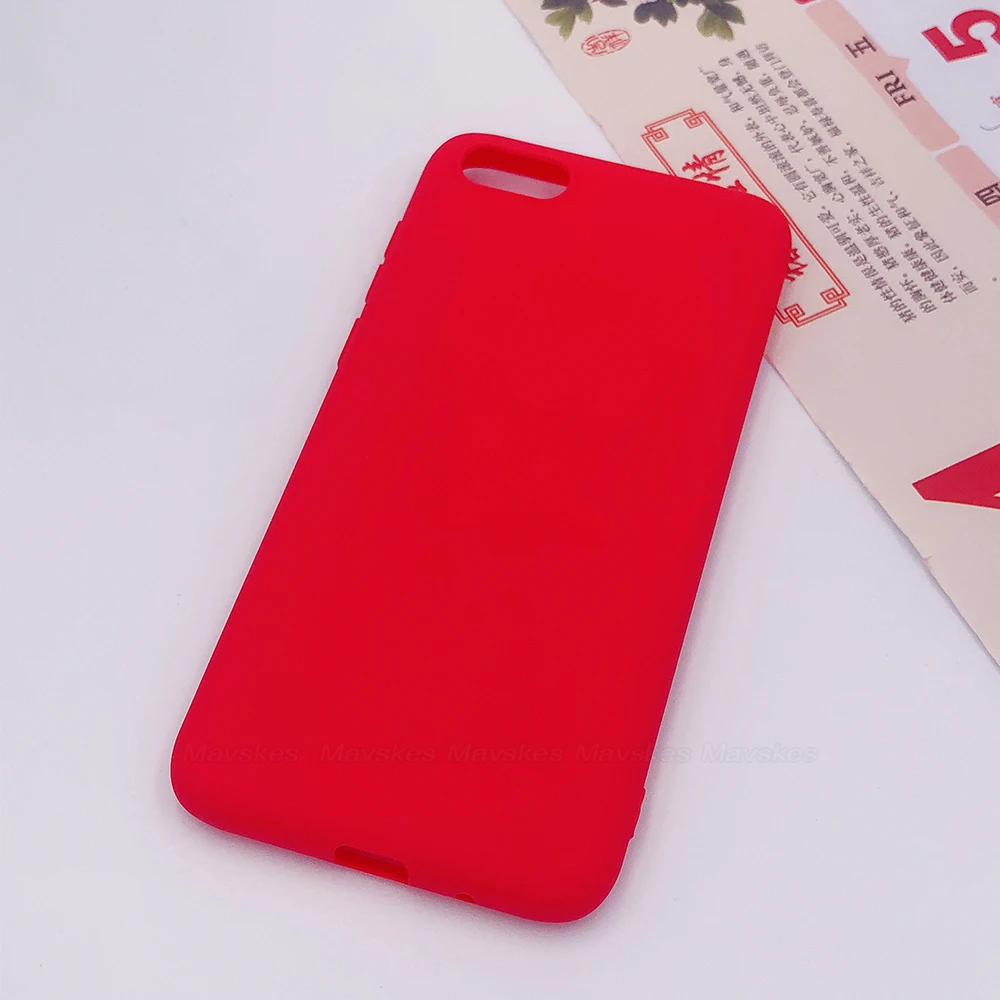 Красный Чехол для honor 7A s on для huawei honor 7A DUA L22, чехол 5,45 дюйма, мягкая задняя крышка из ТПУ для huawei honor 7A, чехол, Российская версия, чехол - Цвет: Красный