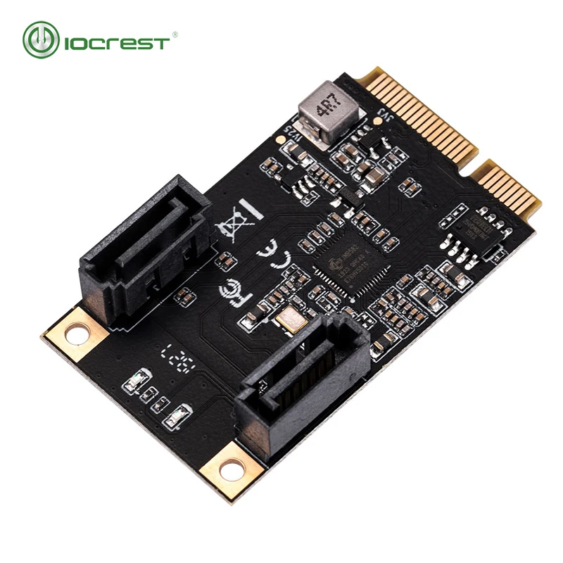 iocrest 2 порта sata iii полная высота mini pcie 30 gen3