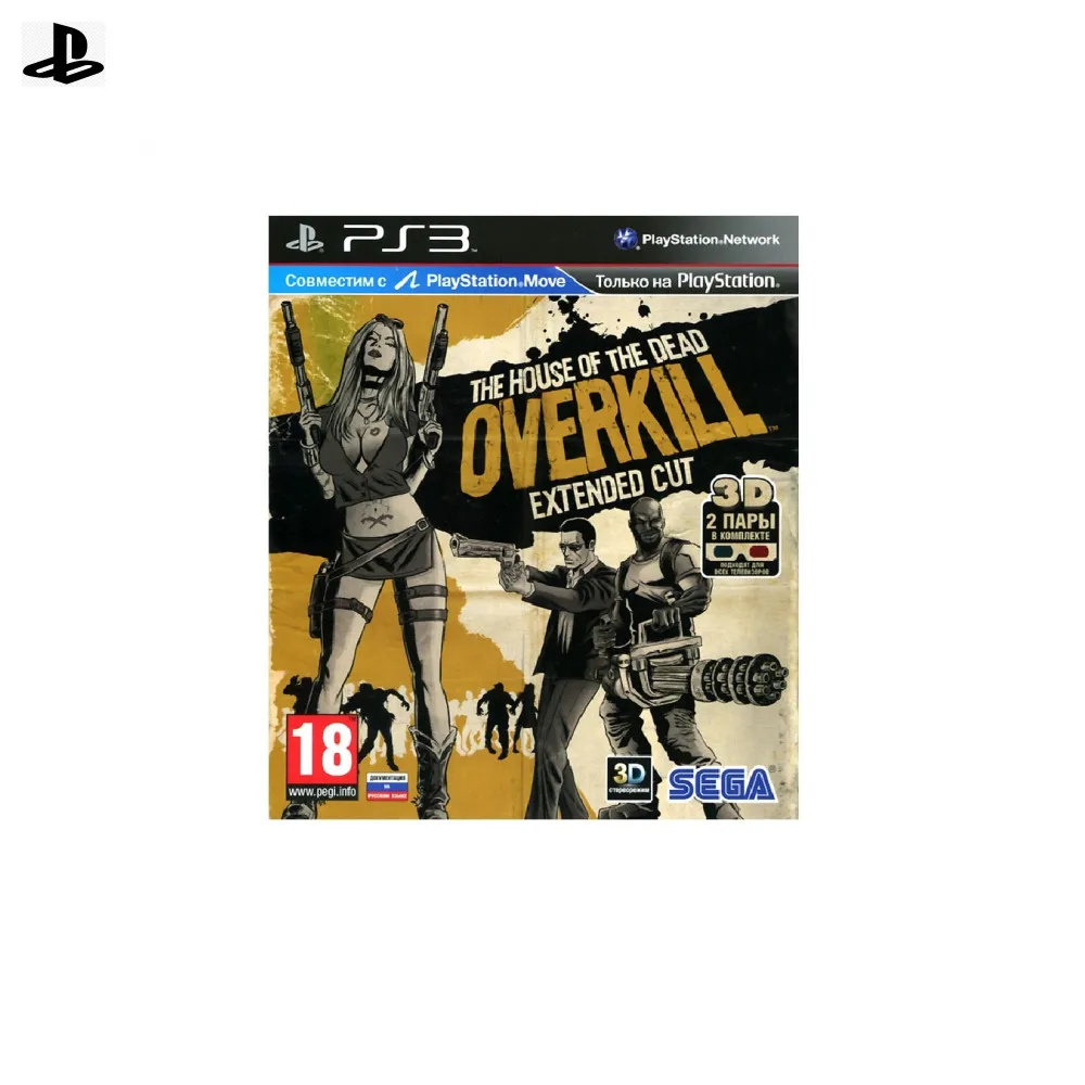 Игра для Sony PlayStation 3 House of the Dead Overkill Extended Cut (с поддержкой PS Move) (русская