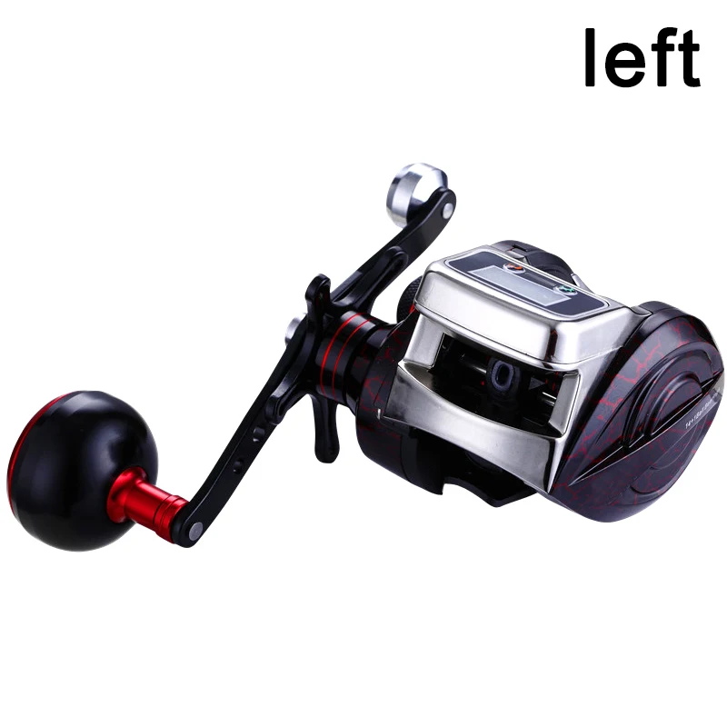 Спиннинговая Рыболовная катушка металлическая с цифровым дисплеем Удочка