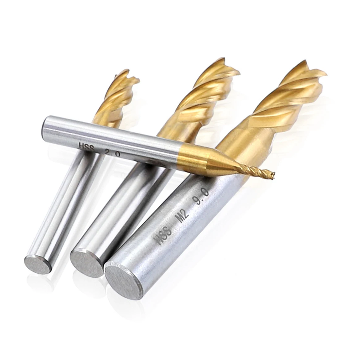 

4 Flutes Router Bits Straight Shank Tip Engraving Cutting Trimming Tool