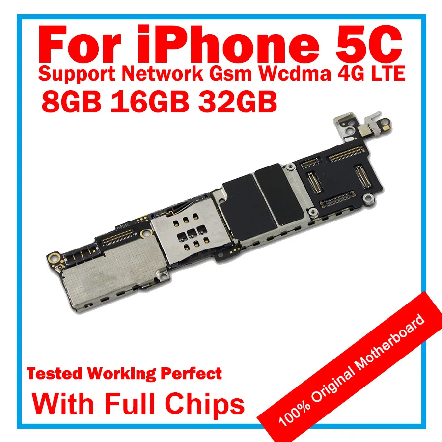 Заводская разблокированная материнская плата с системой IOS для iphone 5C 16 ГБ 32 100%