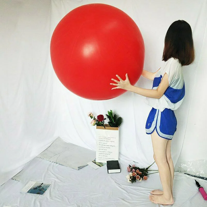 

72 Inch Latex Giant Balloon Round Big Balloon for Funny Game SCVD889