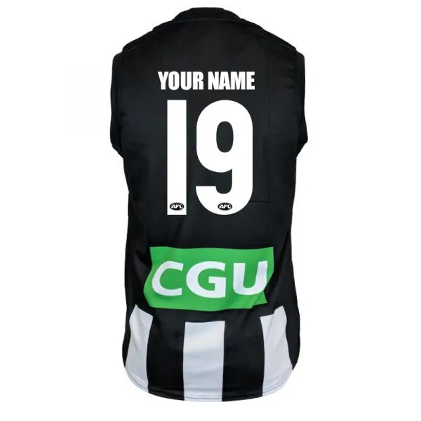Мужская футболка для дома AFL COLLINGWOOD MAGPIES 2019 размер S-3XL печать имена и номера под