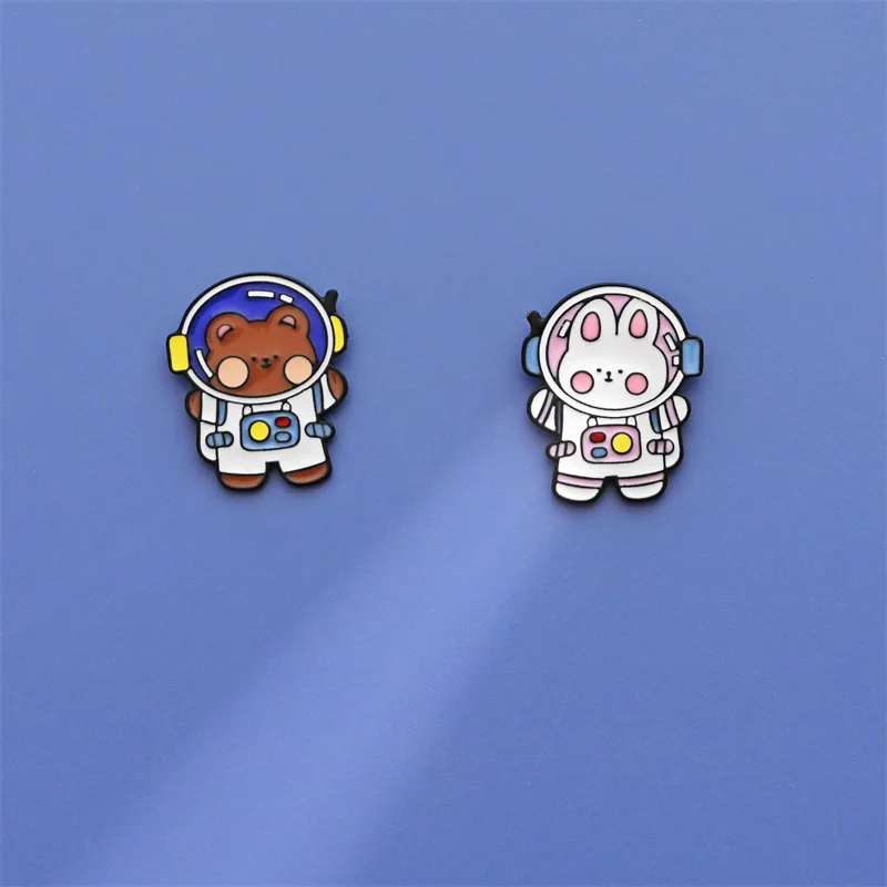 Женская Брошь в виде астронавта медведя кролика | Украшения и аксессуары