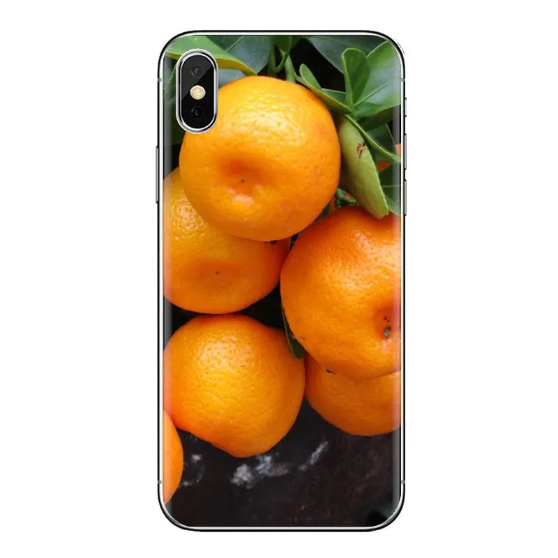 Food Wallpaper Tangerine For Xiaomi Redmi 4 3 3S Pro Mi3 Mi4 Mi4i Mi4C Mi5 Mi5S Mi Max Note 2 Transparent Soft Cases Covers |