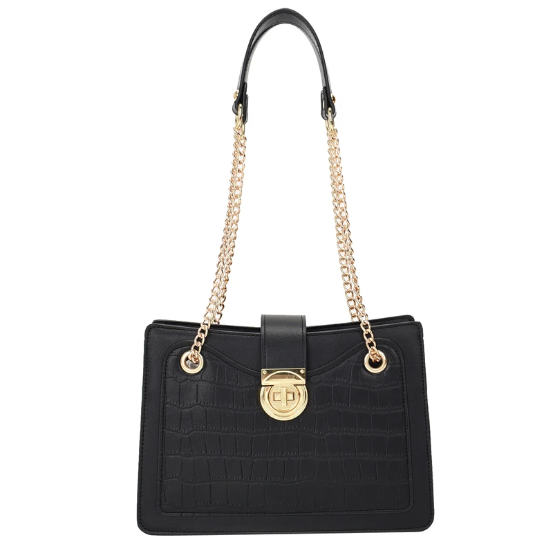 

Stone pattern Square Tote bag 2020 Fashion New High quality PU Leather Women's Designer Handbag Chain Shoulder Messenger Bag