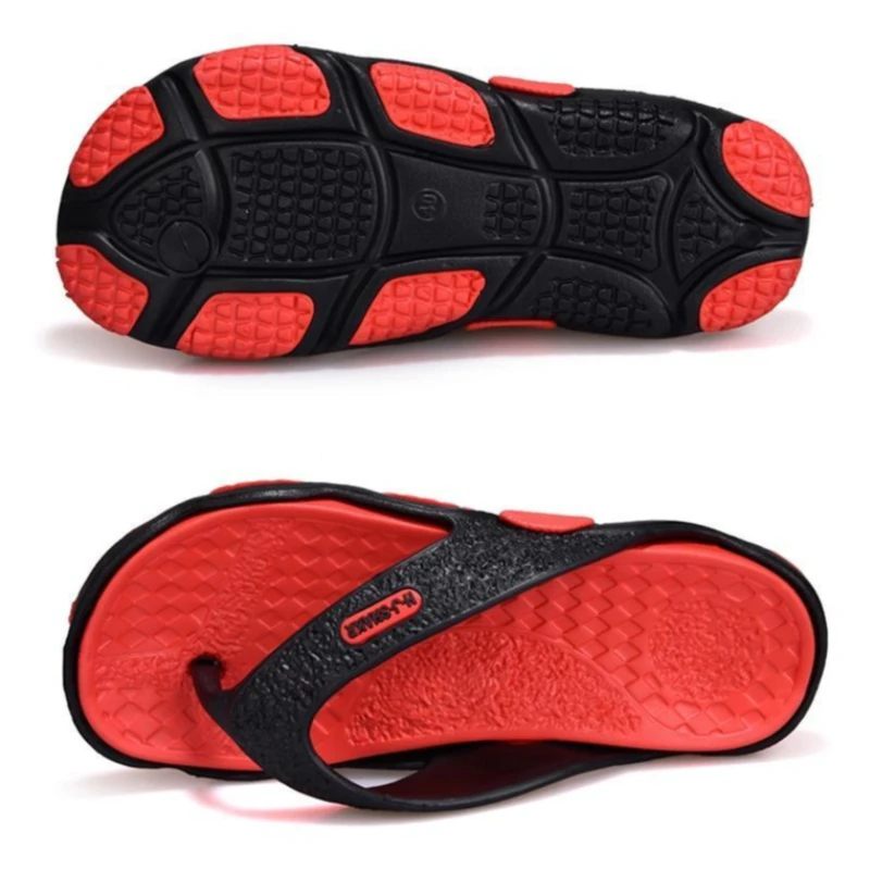 

Summer Outdoor Men's Slippers Beach Shoes Fashion Flip Flops Summer Shoes For Male Non-slip Bathroom Home Slippers