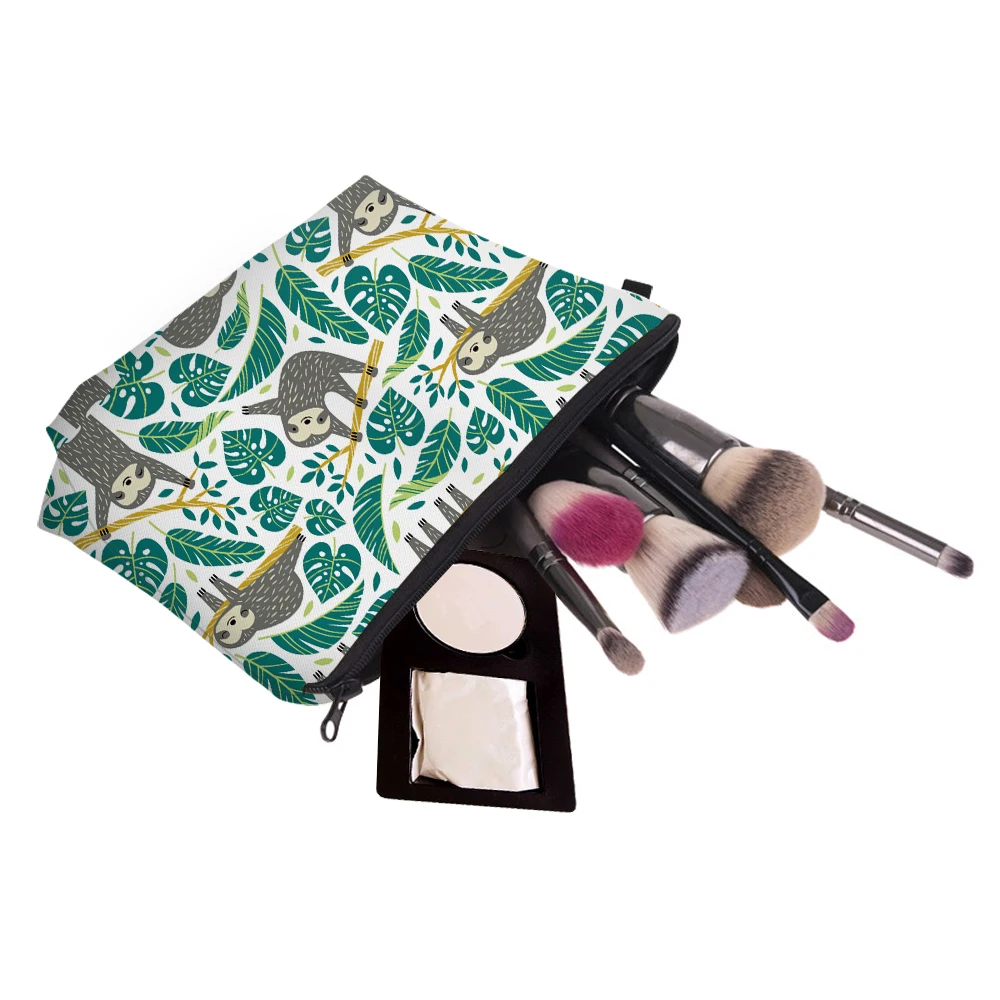 

Deanfun 3D Printed Pretty Sloth Cosmetic Bag Durable Polyester Makeup Bag For Women D51476