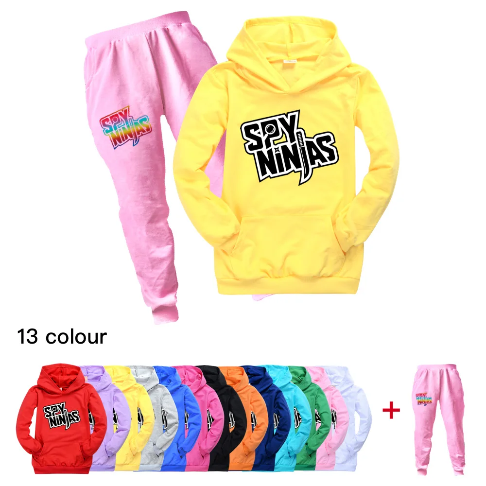 

SPY NINJA Fashion Boys Clothing Sets Spring autumn Kids Clothing Sport Suits Children Boy Girls Sports Tracksuits Suits Boy