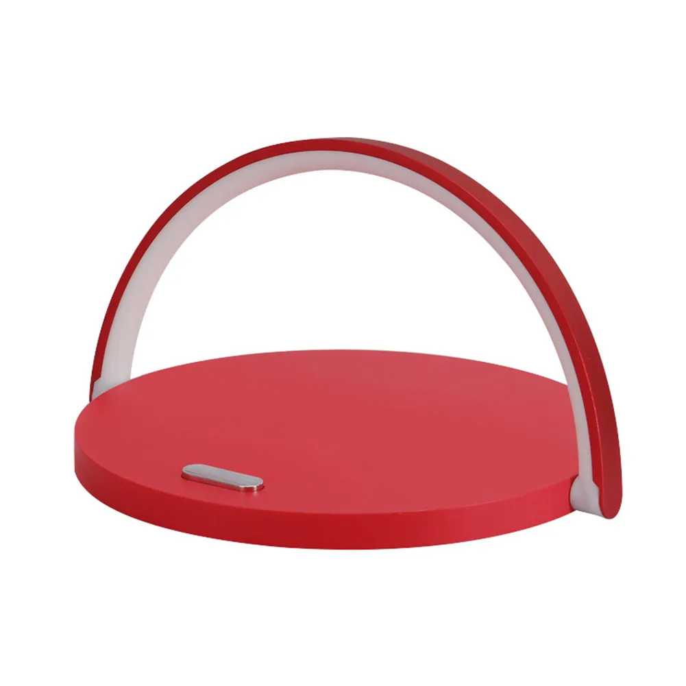 2019 Hot LED Desk Lamp with Qi Fast Wireless Charger USB Chargeable Table Bedside Light Portable L9 #2 | Лампы и освещение