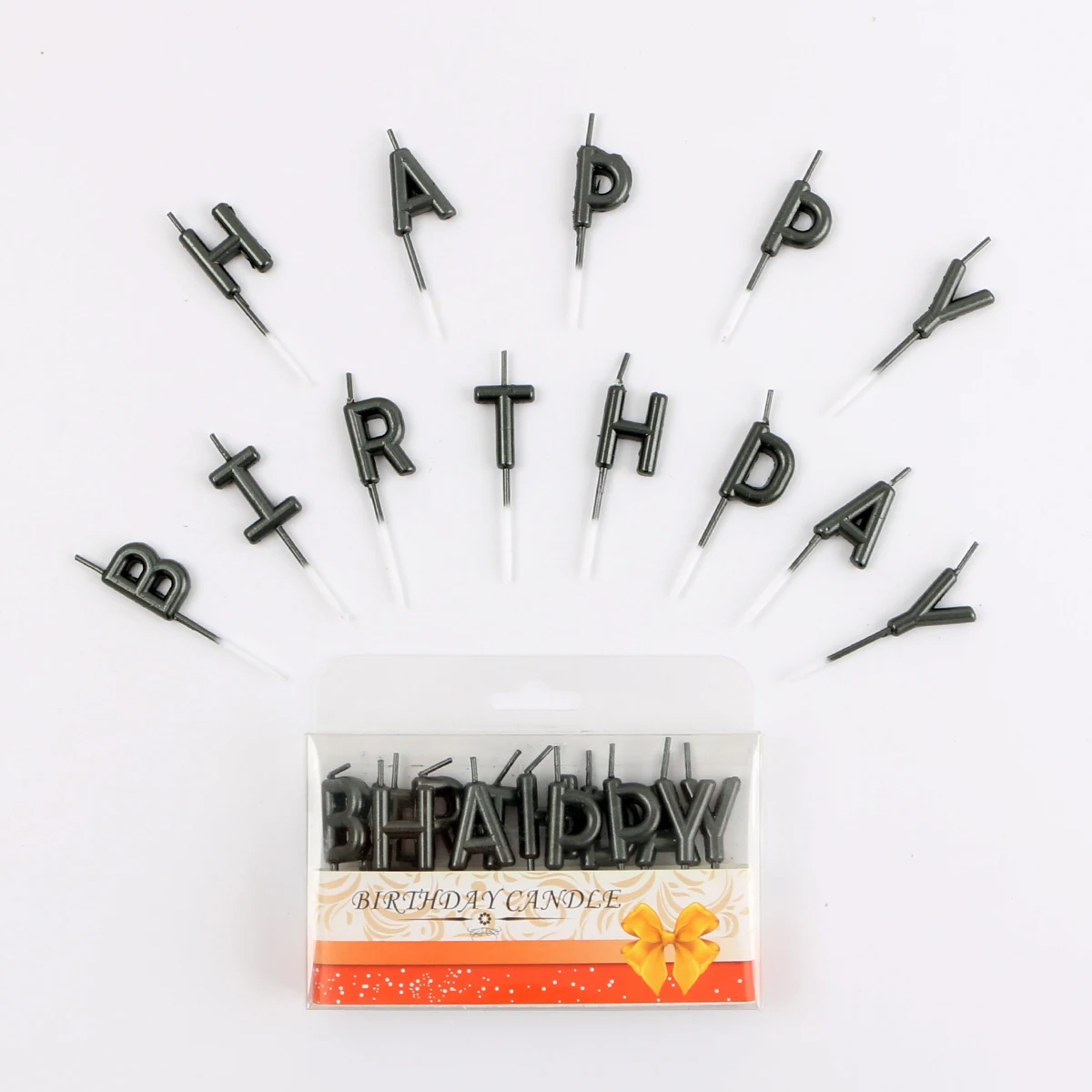 1 комплект золотого и серебряного цвета с надписью «Happy Birthday», праздничный торт, праздничные принадлежности для дня рождения, милые свечки на день рождения для кухни, выпечка в подарок